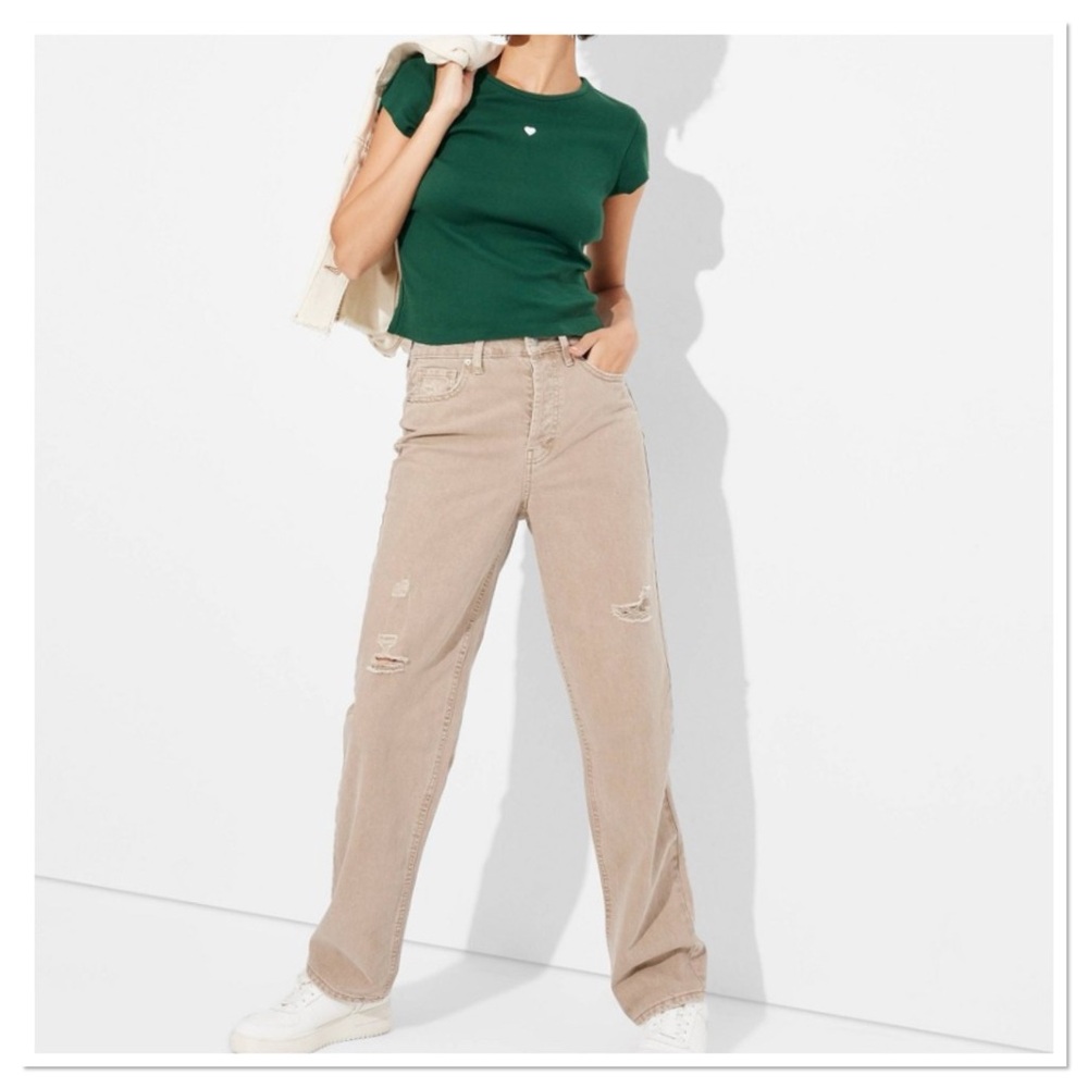 Wild Fable Tan Straight Leg Women's Jeans